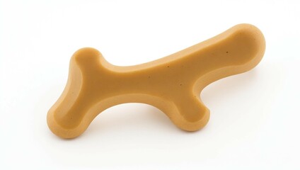 a dog toy in a bone shape