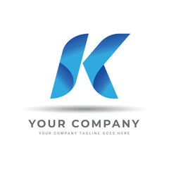 K LOGO FOR A BUSINESS OR COMPANY. K LETTER design, ICON, SIGN AND ABSTRACT.