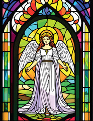 stained glass window