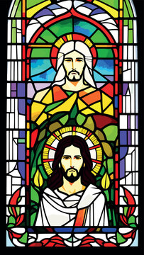 stained glass window in church