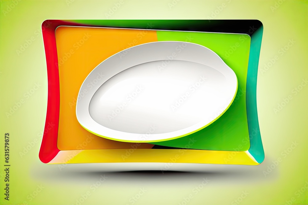 Poster abstract colorful background with blank space for your text