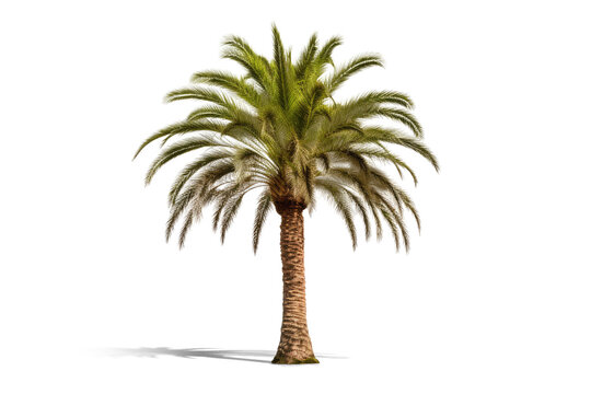 Palme Phoenix Canariensis auf transparentem Hintergrund