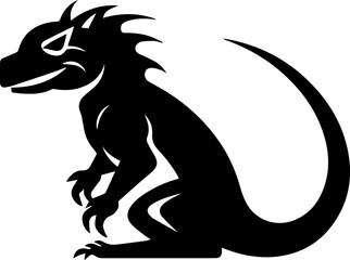 Dragon Lizard flat icon