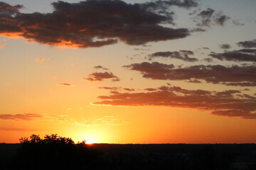 Fototapeta na wymiar Sunset landscape