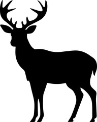 Naklejka na ściany i meble Coues Deer icon