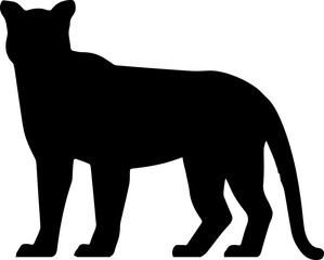Cougar flat icon