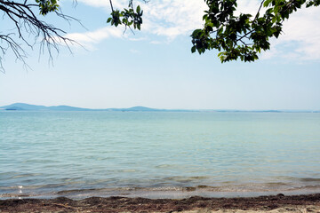 A lonely beach with calm water near Sarafovo