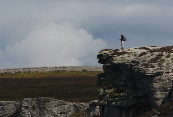 Man on a ledge