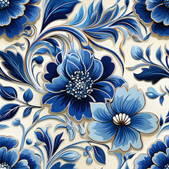 wallpaper tilable pattern of flowers,