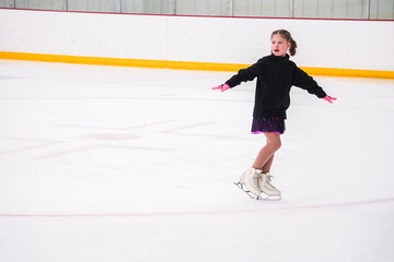 Obraz premium Figure skating practice