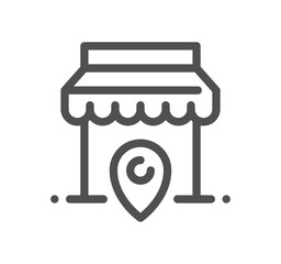 Social networks related icon outline and linear vector.