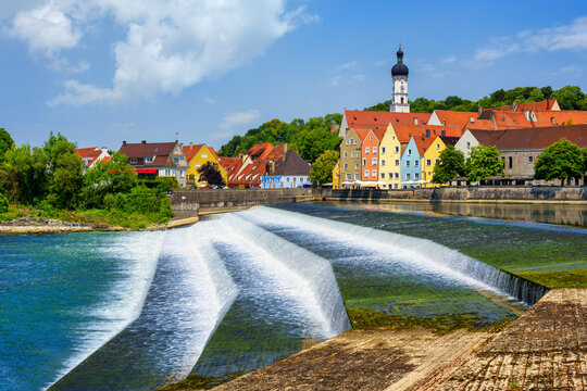 Landsberg am Lech medieval Old town, Germany