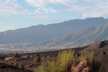 town under the mountains