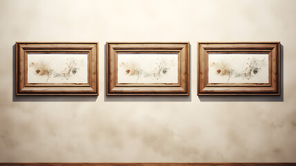 frames on the wall