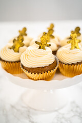 Gingerbread cupcakes