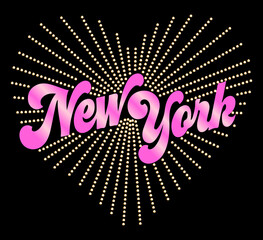 shiny slogan graphic for t shirt