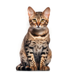 Sokoke Cat, isolated on transparent, PNG, HD