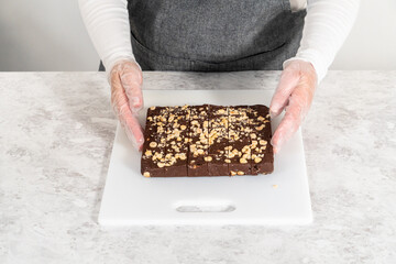 Chocolate hazelnut fudge