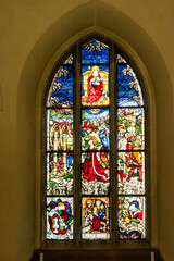 Colorful glass mosaic