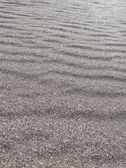 Textura de la arena a la orilla del mar