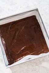 Homemade candy cane fudge
