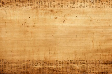 Ancient Egyptian papyrus texture background, historic and delicate papyrus scrolls, vintage and hieroglyphic backdrop