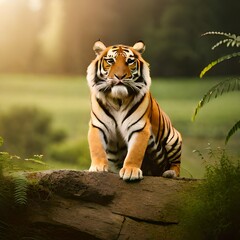 Obraz premium tiger in the jungle