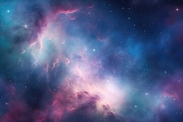 Obraz premium Cosmic dust nebula texture background, swirling and celestial stardust clouds, ethereal and interstellar surface