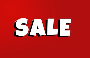 red sale banner