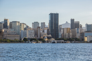Obraz premium view of buildings in downtown Rio de Janeiro.