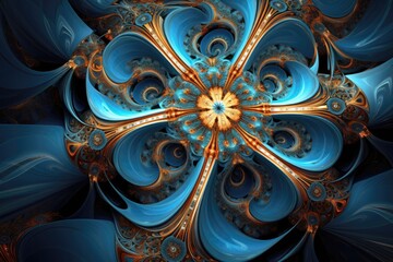 Quantum fractals texture background, intricate and self-replicating fractal patterns, mind-bending and mesmerizing surface