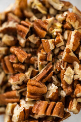 Pumpkin spice fudge with pecans