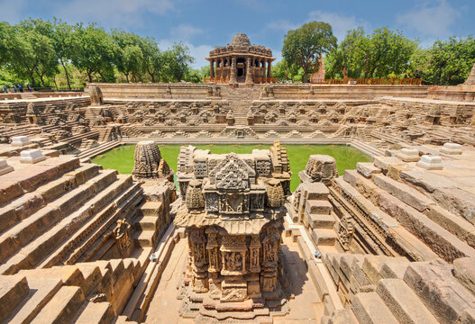 The Sun Temple at Modhera is an ancient Hindu temple located in the western state of Gujarat, India. Built in the 11th century during the reign of the Solanki dynasty, the temple was dedicated to Sun