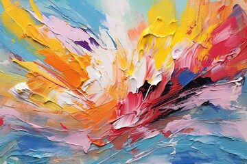 Vibrant Colors and Bold Brushstrokes: Capturing Energy and Emotion in Abstract Expressionism, generative AI