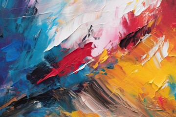 Vibrant Colors and Bold Brushstrokes: Exploring Abstract Painting's Expression and Emotion, generative AI