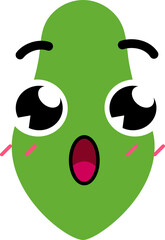 Papaya Face Over Oh Red Cheeks