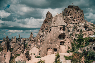 the unique geological formations and scenic beauty of Monks Valley in Turkey.