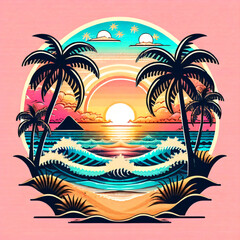 summer beach background