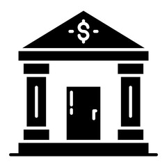 Banking Glyph Icon