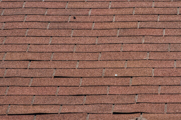 Old roofing shingles background