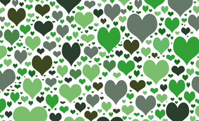 Fototapeta premium seamless pattern with hearts