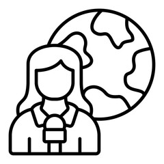 News Reporter Icon