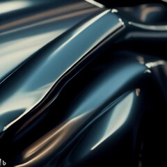 A close up of a silver car's body which is very smooth, the image has been upscaled and 100% noise reduced