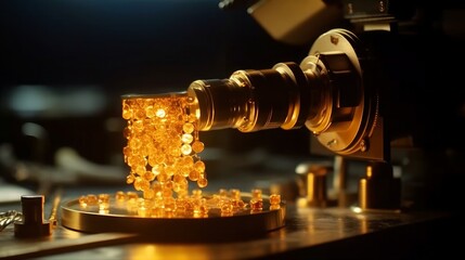 Timeless Industrial Relics: Vintage Metal Equipment with Isolated Light, a Perfect Blend of Old Technology and Classic Style, generative AI