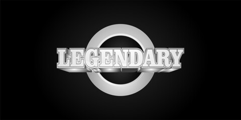 Legendary Text Effect, Esport Game Winner Emblem