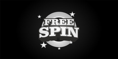 Free spin Text Effect, Esport Game Winner Emblem