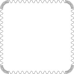 Obraz premium Dashed square frame