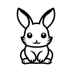 Fototapeta na wymiar rabbit vector illustration logo