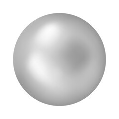 Vector illustration of realistic pearl isolated.