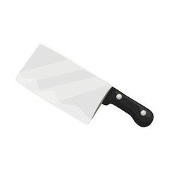Vector meat knife vector illustration isolated on a white background
